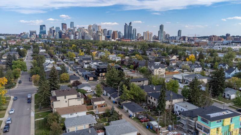 Downtown Calgary skyline viewed from West Hillhurst