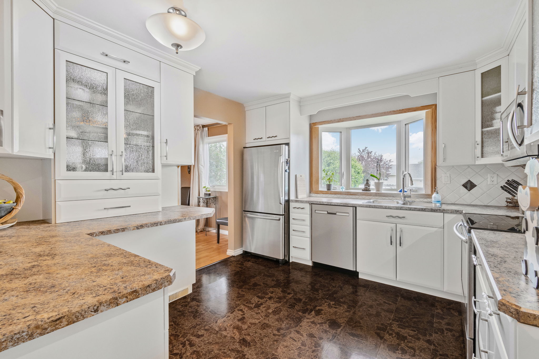 Renovated kitchen at 10715 33 Ave NW Edmonton